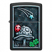 ��������� Zippo 48724 - Ladybug Design - Black Matte