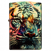 ��������� Zippo 46145 - Painted Tiger - 540 Tumbled Brass