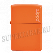 ��������� Zippo 231 ZL - Orange Matte Zippo Logo