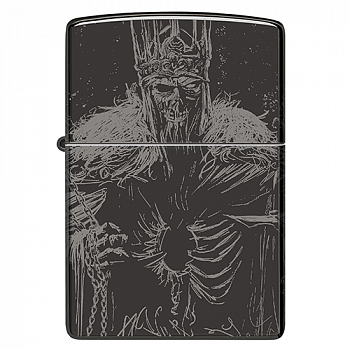 ��������� Zippo 46139 - Skull King - High Polish Black