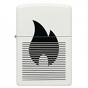 ��������� Zippo 46485 - Flame Gradient - White Matte