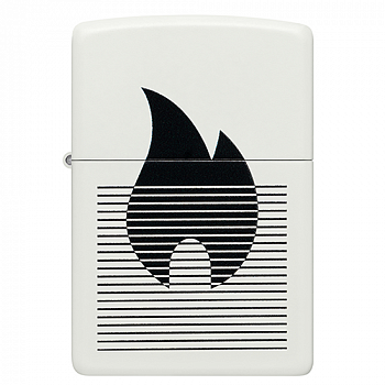 ��������� Zippo 46485 - Flame Gradient - White Matte