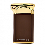   Vertigo - Crosby Pipe - Dark Brown & Gold