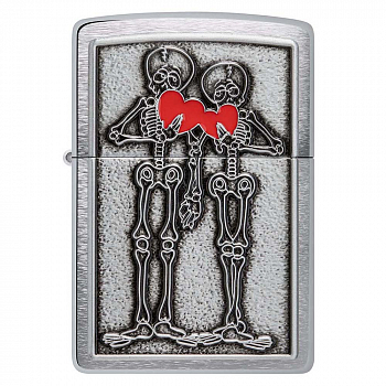 ��������� Zippo 48688 - Couple Love - Brushed Chrome