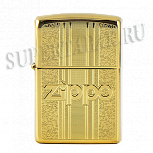 ��������� Zippo 29677 - Zippo & Pattern - High Polish Brass