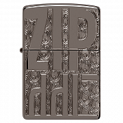 ��������� Zippo 46312 - Armor� - Reverse Carve - Black Ice