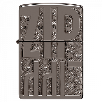 ��������� Zippo 46312 - Armor� - Reverse Carve - Black Ice