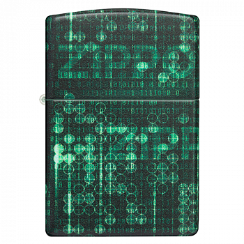 ��������� Zippo 48408 - Pattern - Glow In The Dark Green