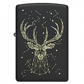��������� Zippo 48385 - Deer - Black Matte