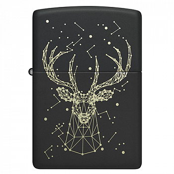 ��������� Zippo 48385 - Deer - Black Matte
