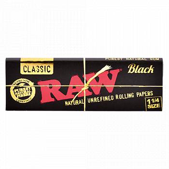   RAW -  Classic BLACK 1,25 - 78  (50 )