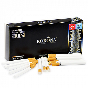Сигаретные гильзы Crown - Slim  (120 шт.)