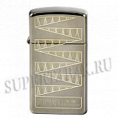 ��������� Zippo 49709 - 65th Anniversary Zippo Slim� Collectible - Black Ice�