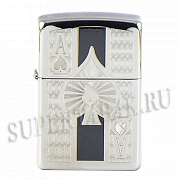 ��������� Zippo 24196 - Ace - High Polish Chrome
