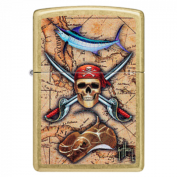 ��������� Zippo 48966 - Guy Harvey - Street Brass