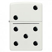 ��������� Zippo 46159 - Domino Design - White Matte