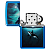 ��������� Zippo 48984 - Whale - High Polish Blue 