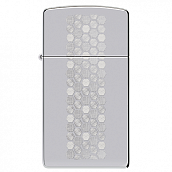 ��������� Zippo 46270 - Honeycomb Zippo Slim� Design - High Polish Chrome