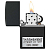 ��������� Zippo 48689 - License Plate - Black Matte