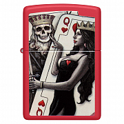 ��������� Zippo 48624 - Skull King Queen Beauty