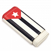 ������ ��� 2 ����� Adorini  - Cuba Genuine Leather Cigar Case 16105