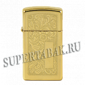 ��������� Zippo 1652B - Slim� - Brass Venetian