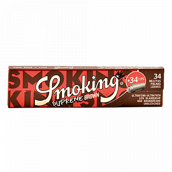 ������ ������������� Smoking Supreme Brown King Size + Filter Tips (33 ��.)
