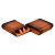 ������ ��� 3 ����� Adorini  - Genuine Vintage Leather Case 3-5 Cigars 16214