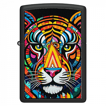 ��������� Zippo 46235 - Tiger Stripes - Black Matte