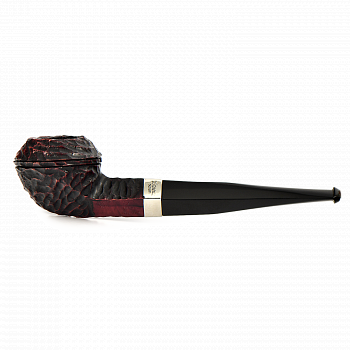 ������ Peterson Junior Rustic - Nickel Mounted Straight Buldog (��� �������)