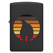 ��������� Zippo 46168 - Colorblock - Black Matte