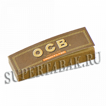 Бумажные фильтры для самокруток OCB Filter Tips Perforated Virgin  (50 шт.)