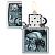 ��������� Zippo  46237 - Animal Kingdom - Satin Chrome�