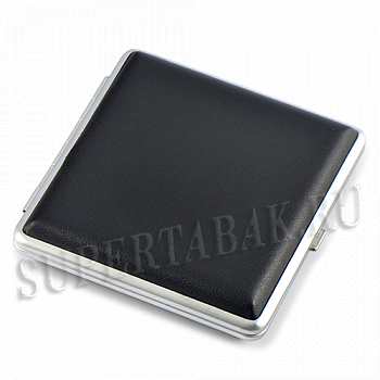 Портсигар S.Quire - AB02-19-2 - Черный гладкий