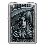 ��������� Zippo 46151 - Grim Beauty - Street Chrome