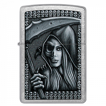 ��������� Zippo 46151 - Grim Beauty - Street Chrome