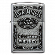 ��������� Zippo 250JD.427 - Jack Daniels - High Polish Chrome