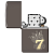 ��������� Zippo 48913 - Lucky 7 - Black Ice