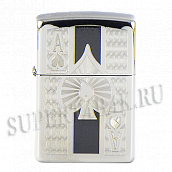 ��������� Zippo 24196 - Ace - High Polish Chrome