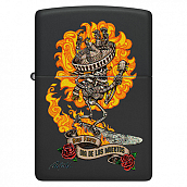 ��������� Zippo 48954 - Rick Rietveld - Black Matte