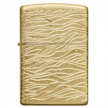 ��������� Zippo 46273 - Armor� - Luxury Waves - Tumbled Brass