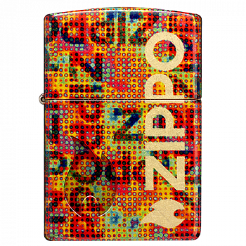 ��������� Zippo 46386 - Pixel Fusion - 540 Tumbled Brass