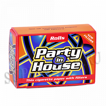   Party in House - Red Thin Rolls (5 ) + TIPS (50 .)