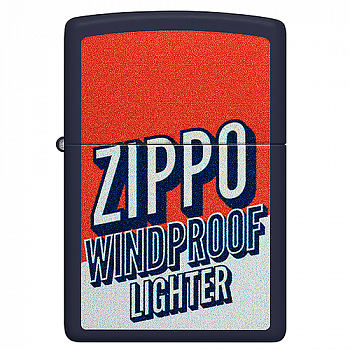 ��������� Zippo 46486 - Color Block - Navy Matte