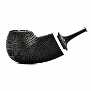 ������ Astra 265 - Reverse Calabash Bent Apple - Morta Black Blast (��� �������)
