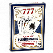    - .777 - 5-Star poker size Blue 54   