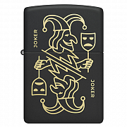 ��������� Zippo 46290 - Masked Joker - Black Matte
