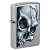 ��������� Zippo 46587 - Skull and Flame - Street Chrome