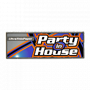   Party in House Silver UltraThin (Ultrafine) 70 