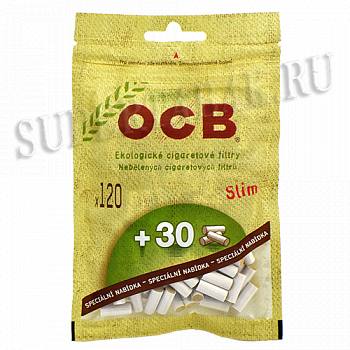   6 OCB Slim Organic (120+30 .) SALE